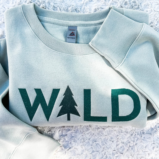 Wild Embroidered Sweatshirt Crewneck