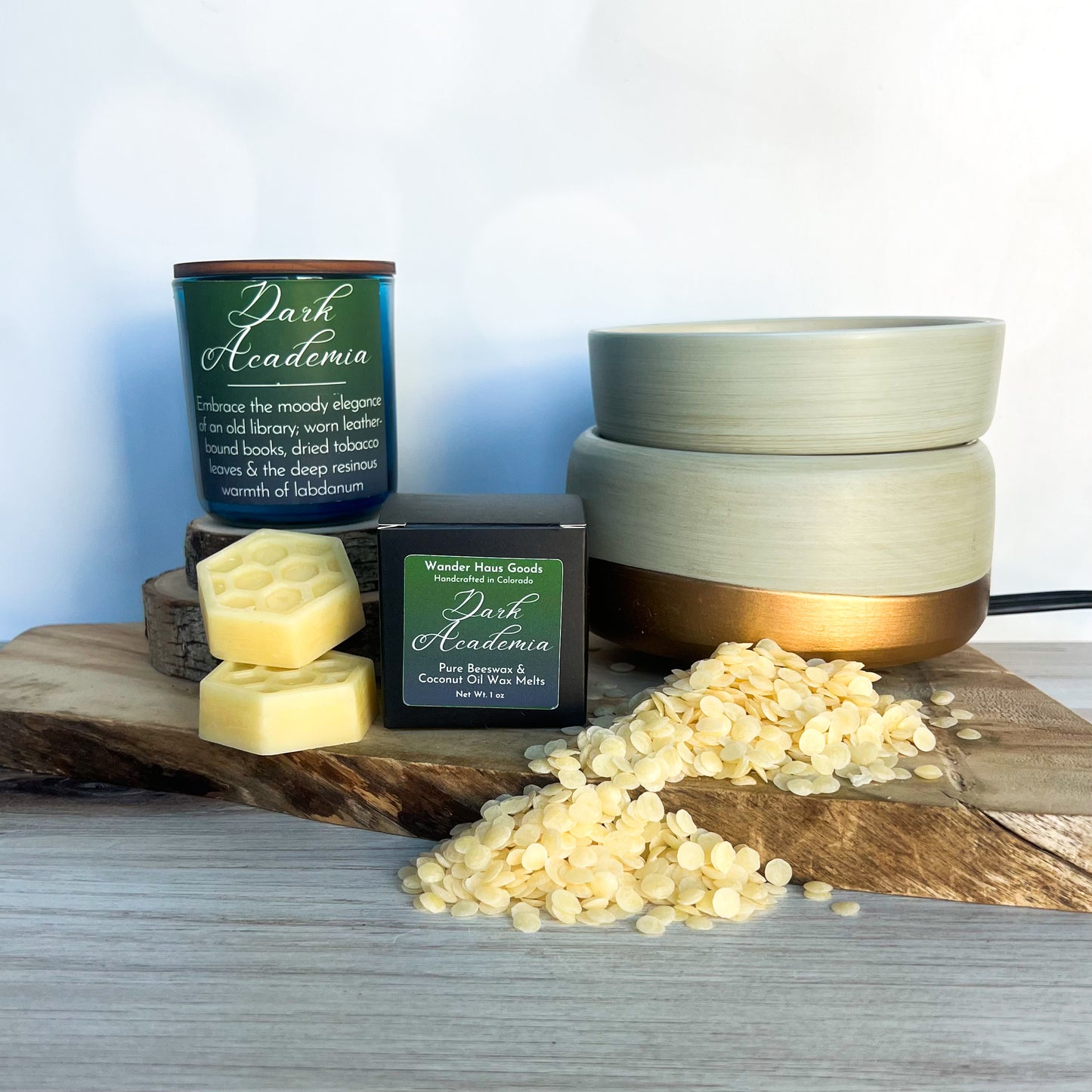 Dark Academia Beeswax Melts - Box of 2