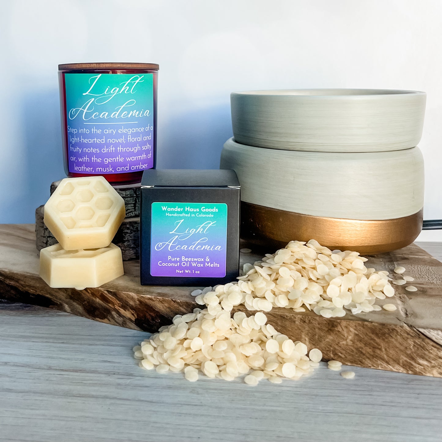 Light Academia Beeswax Melts - Box of 2