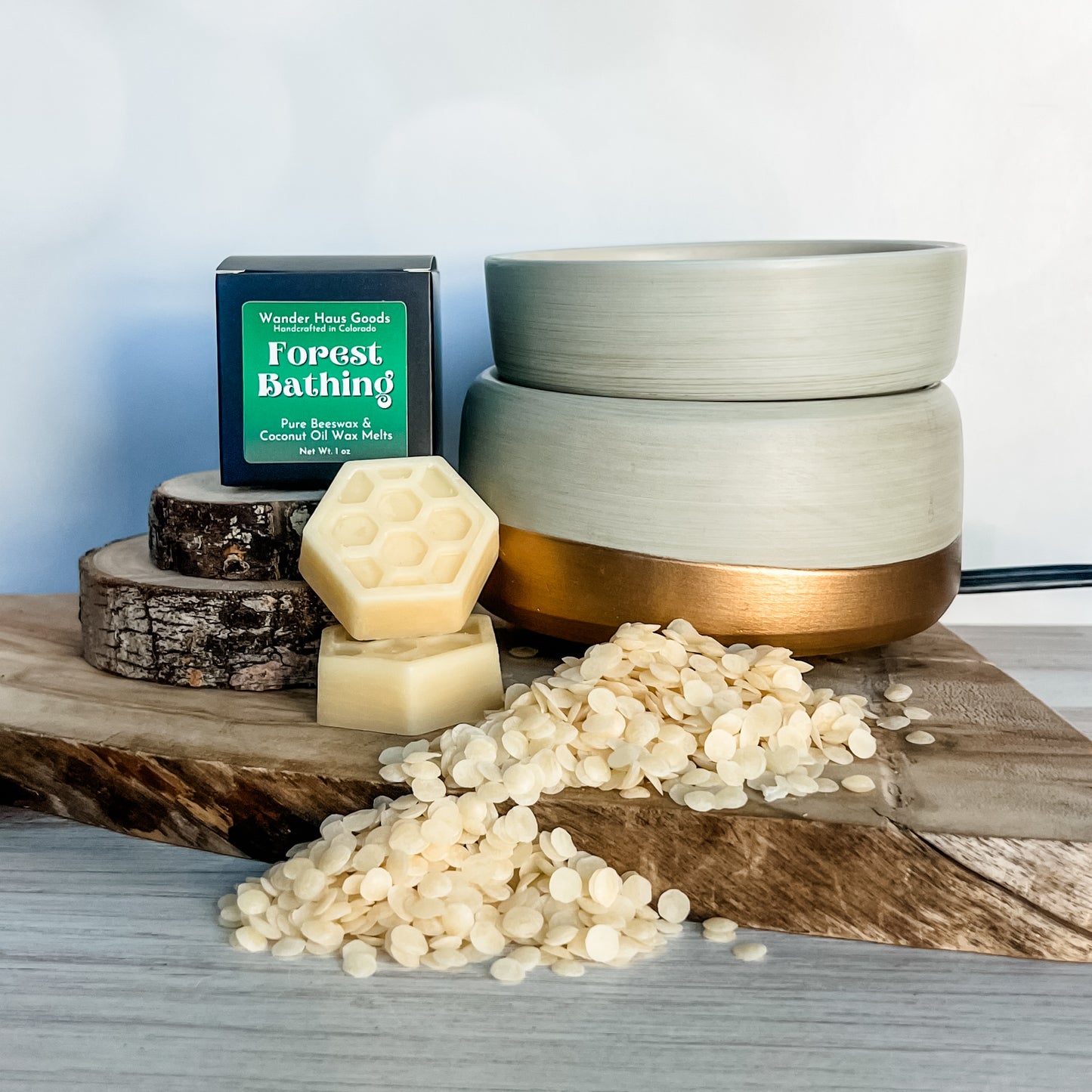 Forest Bathing Beeswax Melts - Box of 2