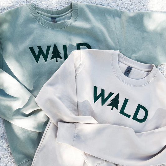 Wild Embroidered Sweatshirt Crewneck
